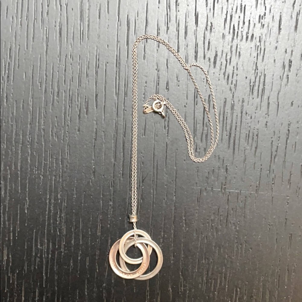 RARE Tiffany&Co 1837 Interlocking Circles Pendant